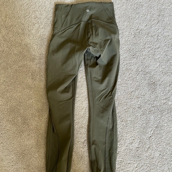 Lululemon Train Times 7/8 Pant *25" Green 4 - Picture 10 of 12